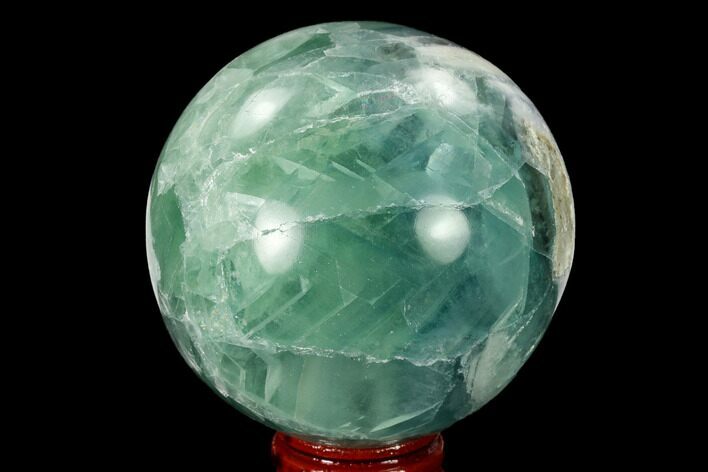 Colorful, Polished Fluorite Sphere - Mexico #153354
